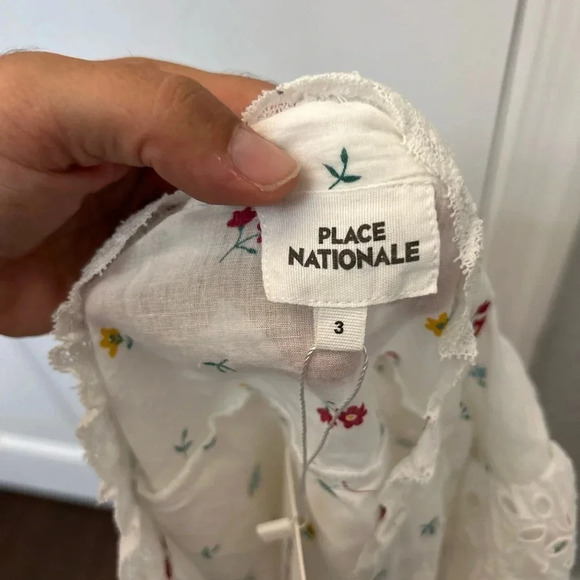 New - Place Nationale ruffled top - Picture 5 of 5